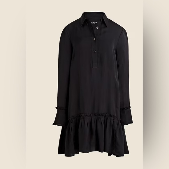 NWT J Crew Elegant Black Women's Dress size M - Picture 3 of 6